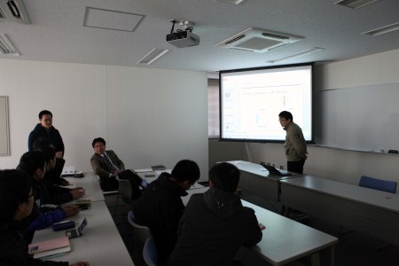 研究成果発表会の様子(特命准教授 向 馗さん)