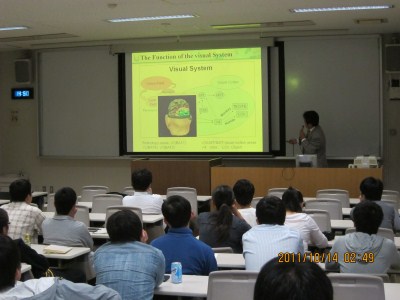 岡山大学　呉　景龍教授による特別講義の様子
