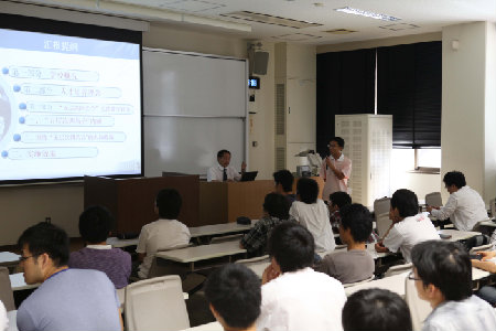 Prof.　Mei Yu　による特別講義の様子